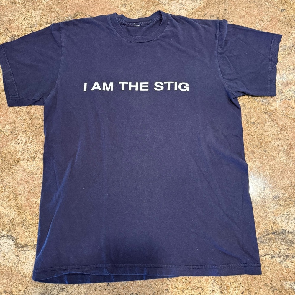 Top Gear I Am The Stig T Shirt BBC Racing Graphic Tee Mens Small
